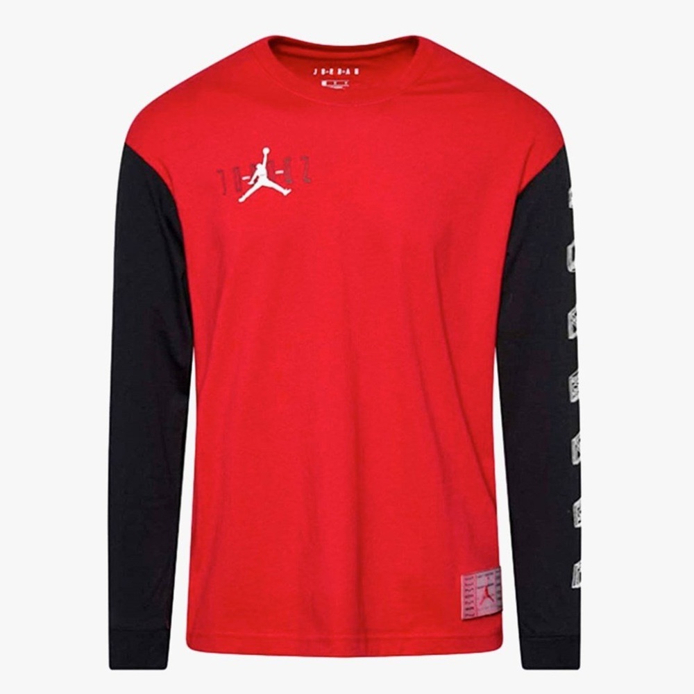Air Jordan Legacy Jumpman Long Sleeve Red with Black